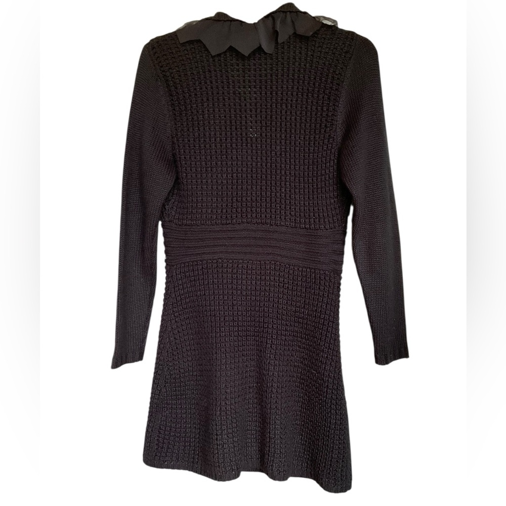 Cache Black Ruffled Cardigan - Picture 6 of 16